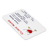 Clinic Promotionl Magnet - Horizonttl/Dansende Har Magneet (Rechterzijde)