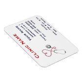 Clinic Promotionl Magnet -Horizonttl/Heart Dr. Magneet (Rechterzijde)