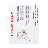 Clinic Promotionl Magnet -Horizonttl/Heart Dr. Magneet (Verticaal)