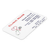 Clinic Promotionl Magnet -Horizonttl/Heart Dr. Magneet (Linkerzijde)