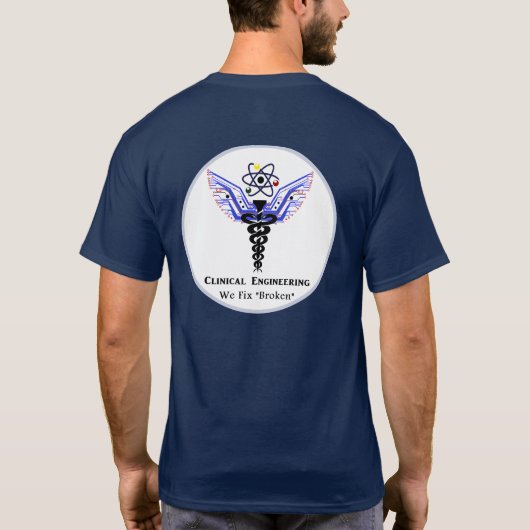 Clinical Engineering Logo T-shirt (Achterkant)