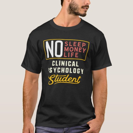 Clinical Psychology Major Studen Graduation T-shirt (Voorkant)