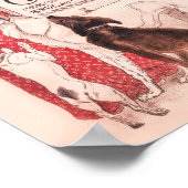 Clinique Cheron  Dog Cat Steinlen Poster (Hoek)