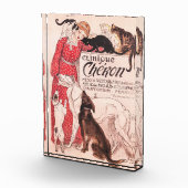 Clinique Cheron  Dog Cat Steinlen Poster Fotoblokken (Rechts)