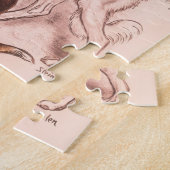 Clinique Cheron Dog Cat Steinlen Poster Legpuzzel (Zijkant)