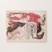 Clinique Cheron Dog Cat Steinlen Poster Legpuzzel (Horizontaal)