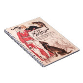 Clinique Cheron  Dog Cat Steinlen Poster Notitieboek (Rechterzijde)