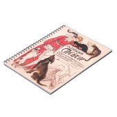 Clinique Cheron  Dog Cat Steinlen Poster Notitieboek (Linkerzijde)
