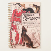Clinique Cheron Dog Cat Steinlen Poster Planner (Voorkant)