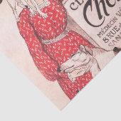 Clinique Cheron  Dog Cat Steinlen Poster Tissuepapier (Detail)