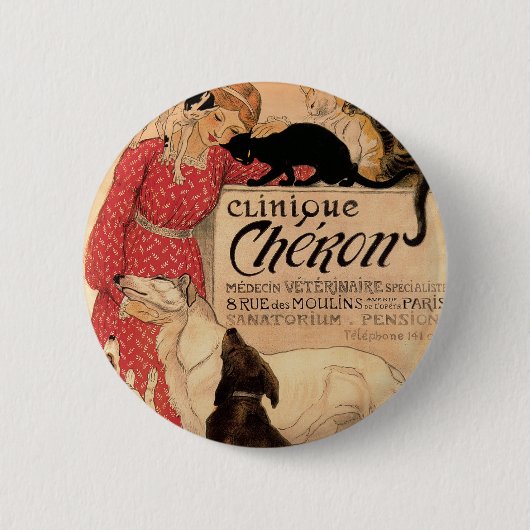 Clinique Cheron Ronde Button 5,7 Cm (Voorkant)