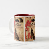 Clinique Cheron Tweekleurige Koffiemok (Voorkant links)