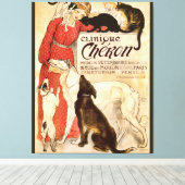 Clinique Cheron  veterinair advies Canvas Afdruk (Insitu (Houten vloer))