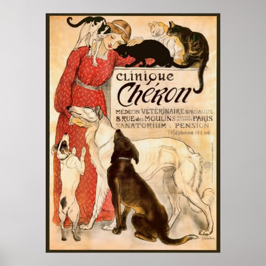 Clinique Cheron  veterinair advies Poster (Voorkant)
