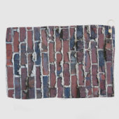 Clinker Brick met een vette mortierhanddoek Golfhanddoek (Horizontaal)