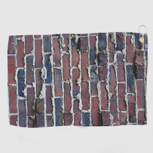 Clinker Brick met een vette mortierhanddoek Golfhanddoek (Horizontaal)