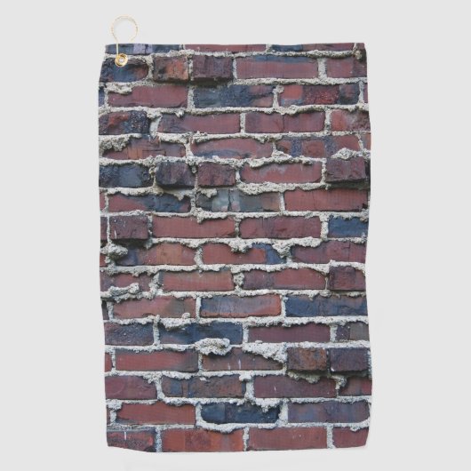 Clinker Brick met een vette mortierhanddoek Golfhanddoek (Voorkant)