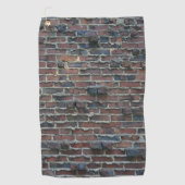 Clinker Brick met een zwelende mortierhanddoek 2 Golfhanddoek (Voorkant)