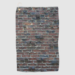 Clinker Brick met een zwelende mortierhanddoek 2 Golfhanddoek