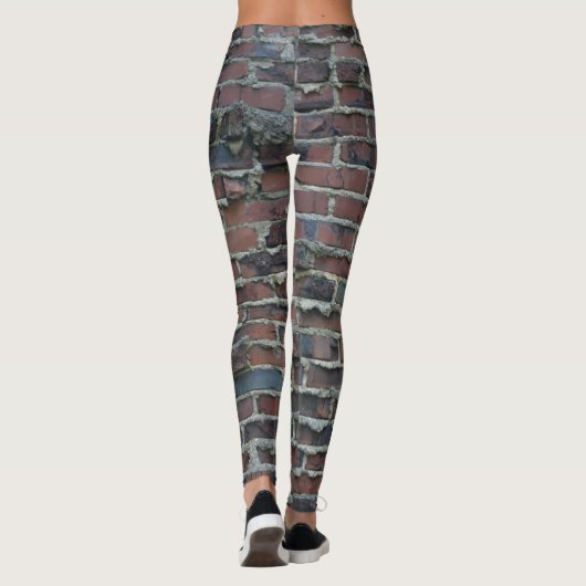 Clinker Brick met Leggings met sluipende mortier (Achterkant)