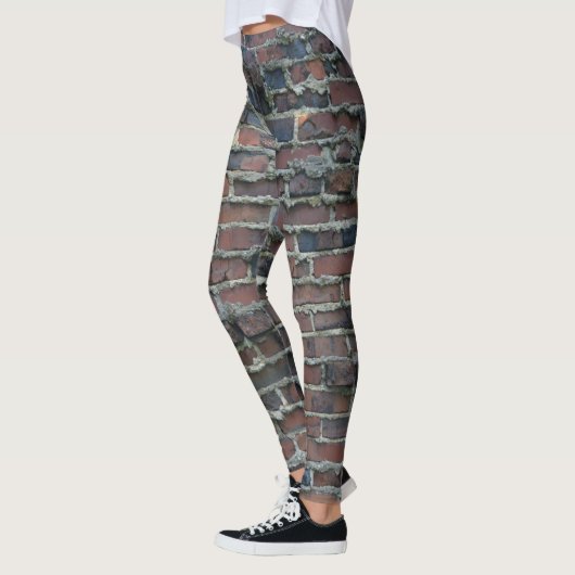Clinker Brick met Leggings met sluipende mortier (Links)