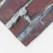 Clinker Brick met sluipband Fleece Deken (Hoek)