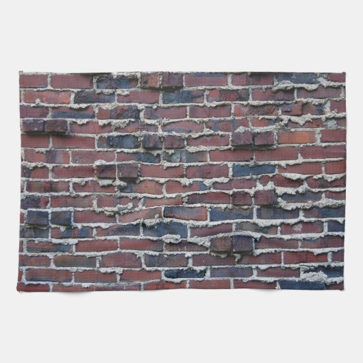 Clinker Brick met zwelende Mortar Kitchen Towelen Theedoek (Horizontaal)