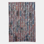Clinker Brick met zwelende Mortar Kitchen Towelen Theedoek (Verticaal)