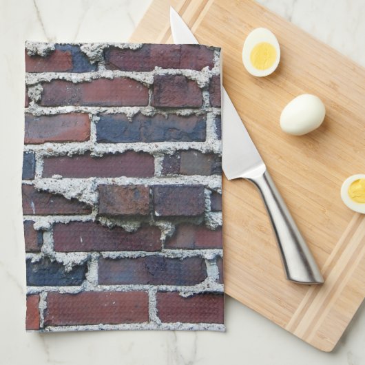 Clinker Brick met zwelende Mortar Kitchen Towelen Theedoek (Quarter Fold)