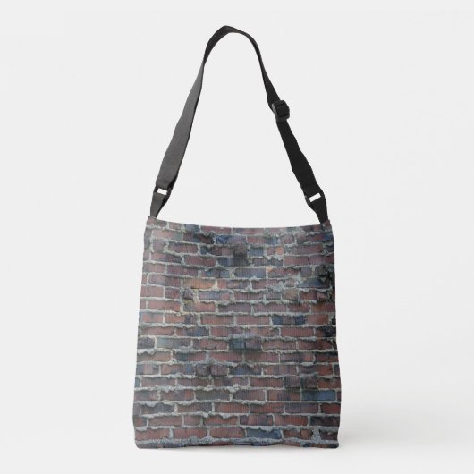 Clinker Brick Print Cross Body Bag Crossbody Tas (Achterkant)