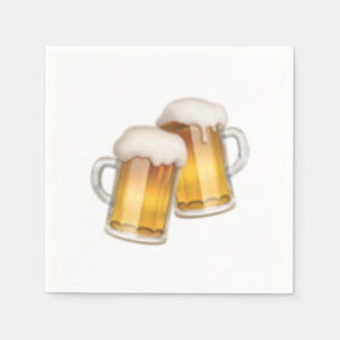 Clinking Beer Mokken - Emoji Servetten