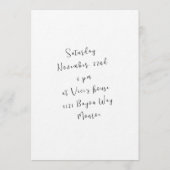 Clinking Glasses Girl's Party Kaart (Achterkant)