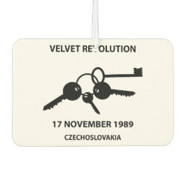 Clinking keys - velvet revolution symbol luchtverfrisser
