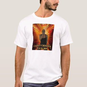CLINT CRISHER ONDER DE DISCO BALL TOUR 2009 T-SHIRT