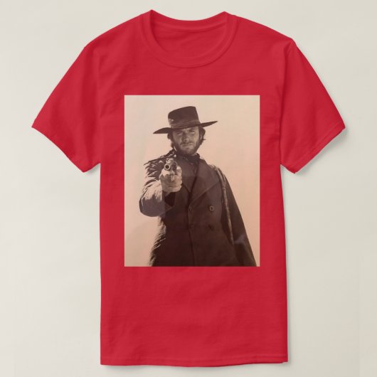 Clint Eastwood High Plains Drifter 1973 T-shirt (Design voorkant)