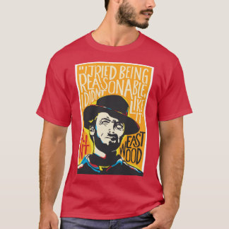 Clint Eastwood Pop Art Portret T-shirt