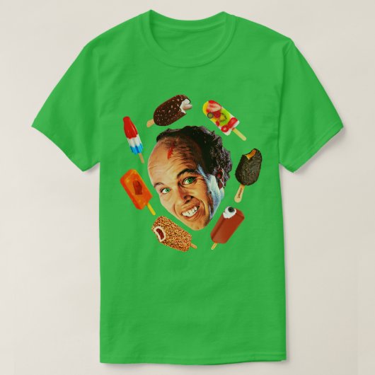 Clint Howard is het Ice Cream Man T-shirt (Design voorkant)