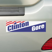 Clinton 1992 Bumpersticker (Op auto)