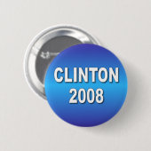 clinton 2008 ronde button 5,7 cm (Voorkant /achterkant)