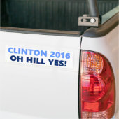 Clinton 2016 Oh Hill Ja Bumpersticker (Op Truck)