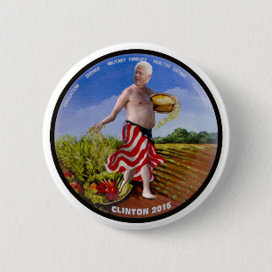 Clinton 2016 ronde button 5,7 cm