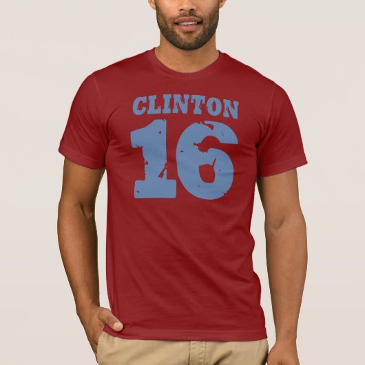 CLINTON 2016 UNIFORM VERWIJDERD -.png T-shirt (Voorkant)