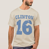 CLINTON 2016 UNIFORM VERWIJDERD T-SHIRT (Voorkant)