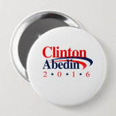 CLINTON ABEDIN 2016.png Ronde Button 4,0 Cm (Voorkant /achterkant)