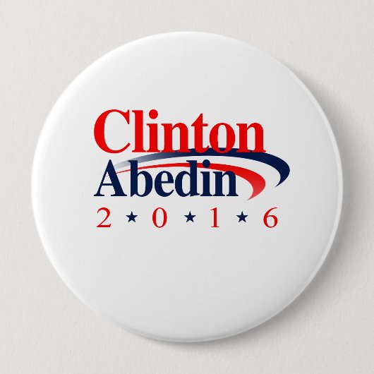 CLINTON ABEDIN 2016.png Ronde Button 4,0 Cm (Voorkant)