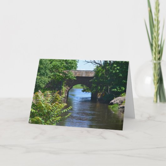 Clinton Bridge Notecard Kaart (Voorkant)