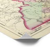 Clinton, centrumgraafschappen poster (Hoek)