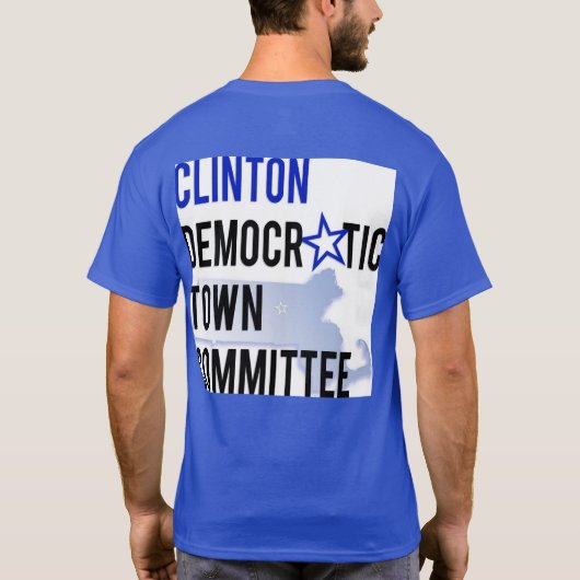 Clinton DTC Mannen T-shirt - Optie 2 (Achterkant)