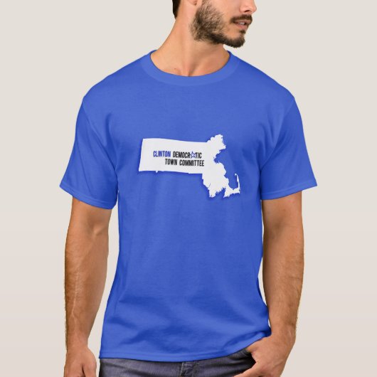 Clinton DTC Mannen T-shirt - Optie 2 (Voorkant)