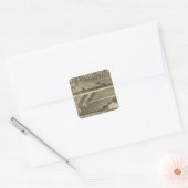 Clinton Fire Brick Works Anderson's landing Vierkante Sticker (Envelop)
